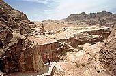 Petra - the staircase carved into the rock that climbs to the High Place of Sacrifice 